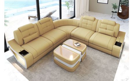 Mini Polstersofa Elena L-Form Lang 