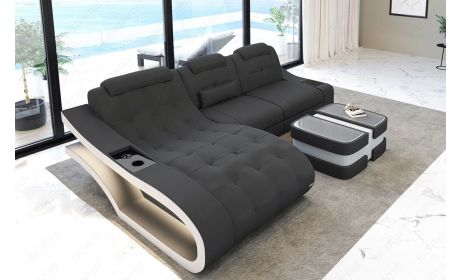Ecksofa Elegante – Stoff & Komfort