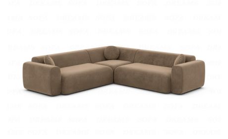 Ecksofa Cortegada L-Form Stoff