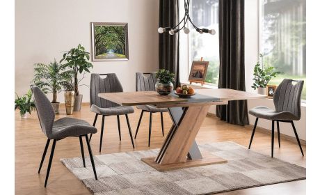 Exel Artisan Massivholz-Optik Esstisch