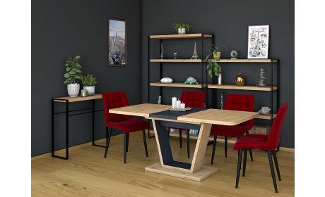 Esstisch Nigel Wotan Massivholz