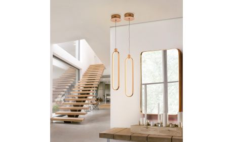 Hängelampe Colette – Eleganz in Gold