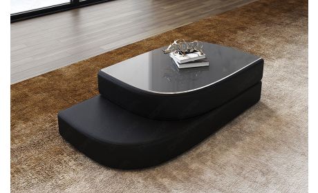 Couchtisch Bari aus Leder – Eleganz & Stil