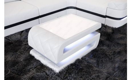 Couchtisch Bologna aus Leder – Eleganz pur