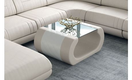 Couchtisch Rimini – Eleganter Ledertisch