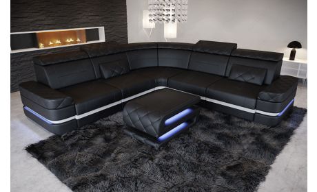 Mini Ecksofa Positano – Leder Sofa für dein Heim