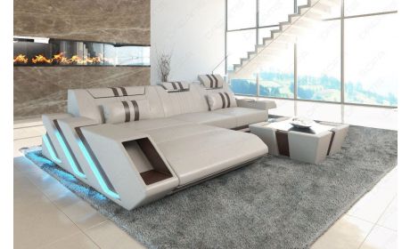 Ledersofa Apollonia L-Form – Stil & Komfort