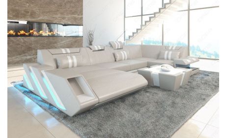 Ledercouch Apollonia U-Form – Komfort & Stil