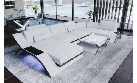 Leder Wohnlandschaft Calabria – Luxus & Komfort