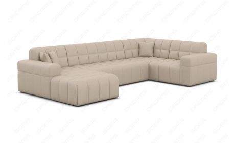 Leder Wohnlandschaft Ibiza U-Form