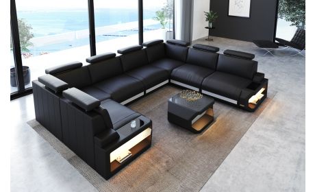 Leder-Wohnlandschaft Siena – Luxus & Komfort