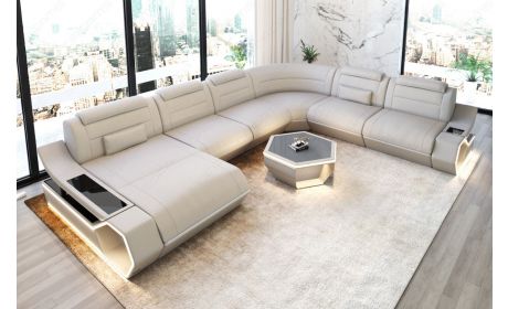 Leder Wohnlandschaft Toscano XXL