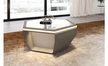 Moderner Couchtisch Toscano aus Stoff