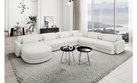 Wohnlandschaft Valencia XXL Stoff