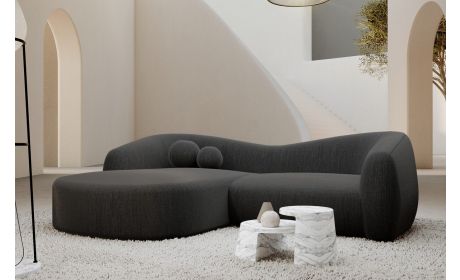 Stoff Ecksofa Murcia L-Form Kurz