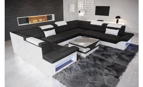 Stoff Wohnlandschaft Brianza – Komfort & Stil