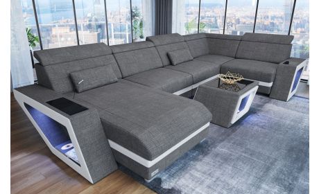 Stoff Wohnlandschaft Catania – Modern & Bequem