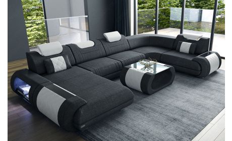 Stoff Wohnlandschaft Rimini – Komfort und Stil