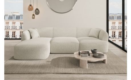Stoff Ecksofa Tabarca L-Form Kurz
