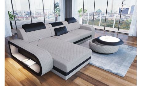 Stoffsofa Berlin L-Form