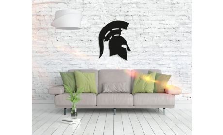 Metall Wandbild "Spartan" Krieger Deko