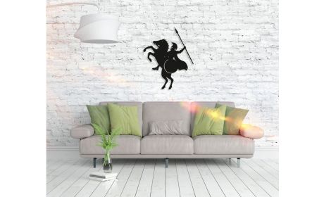 Metall Wandbild "Pferd Spartan" – Starke Wandkunst