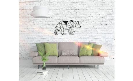 Metall Wandbild "Bear" Natur-Inspiration