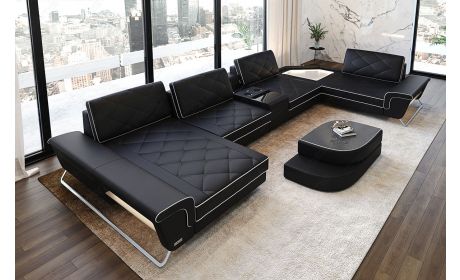 Leder Wohnlandschaft Ferrara – Eleganz & Komfort