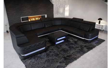 Mini Leder Wohnlandschaft Positano – Elegant und Komfortabel