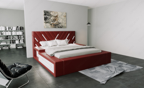 Sofa Dreams Boxspringbett Orio, Webstoff, 180 x 200 cm, mit Topper