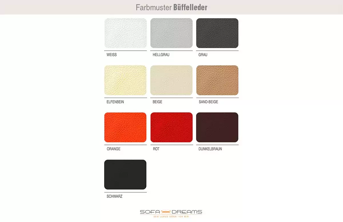 Kostenlose Materialprobe Büffelleder