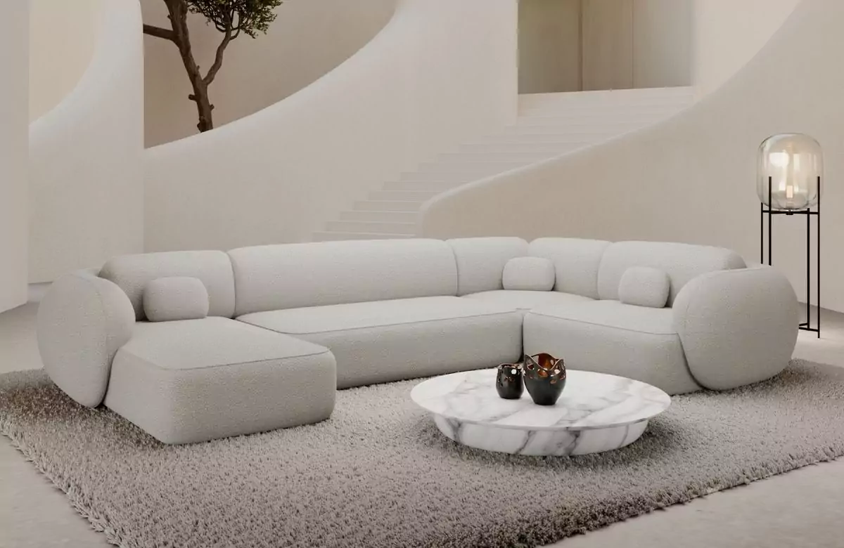 Bouclé Wohnlandschaft Altea