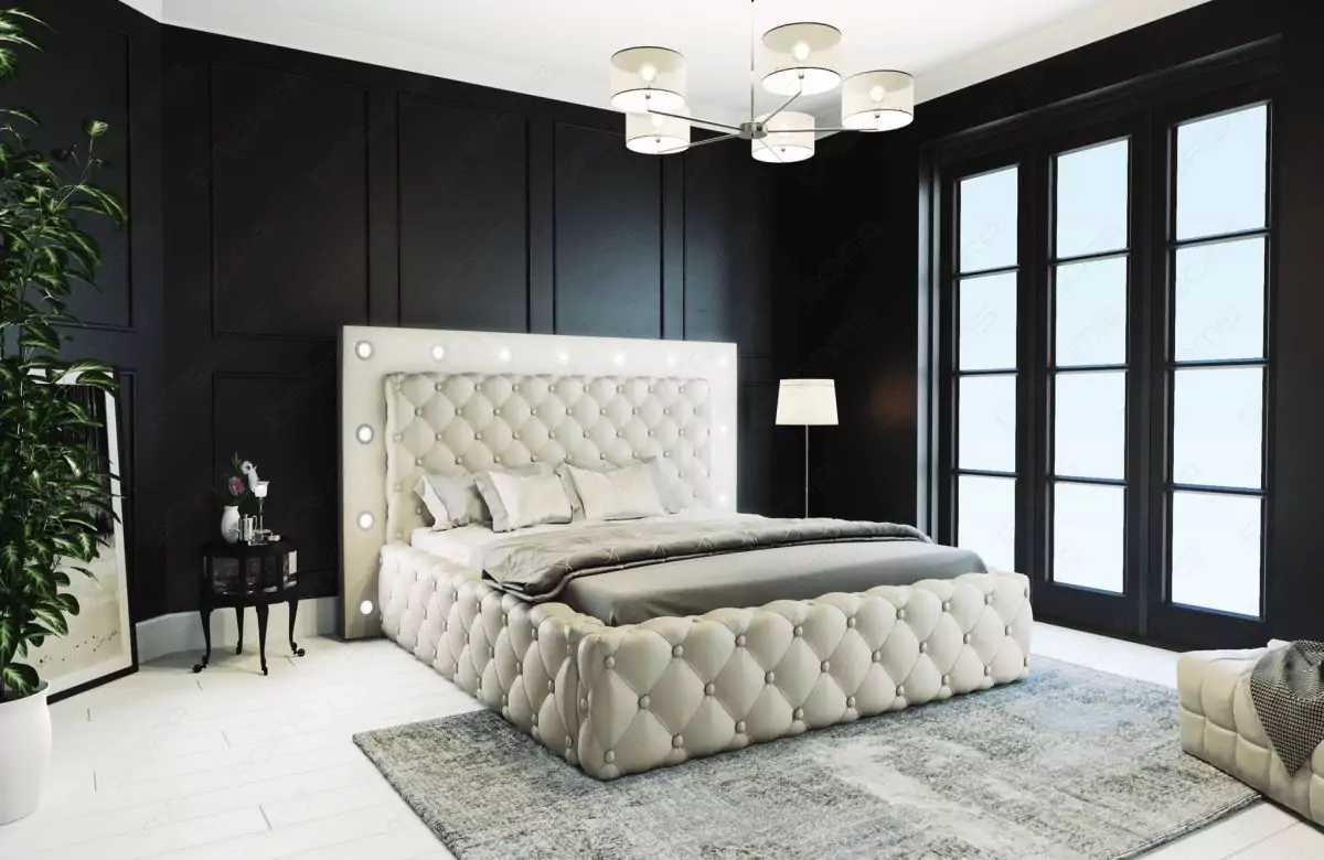 Wasserbett Alessandria Gesteppt Beige